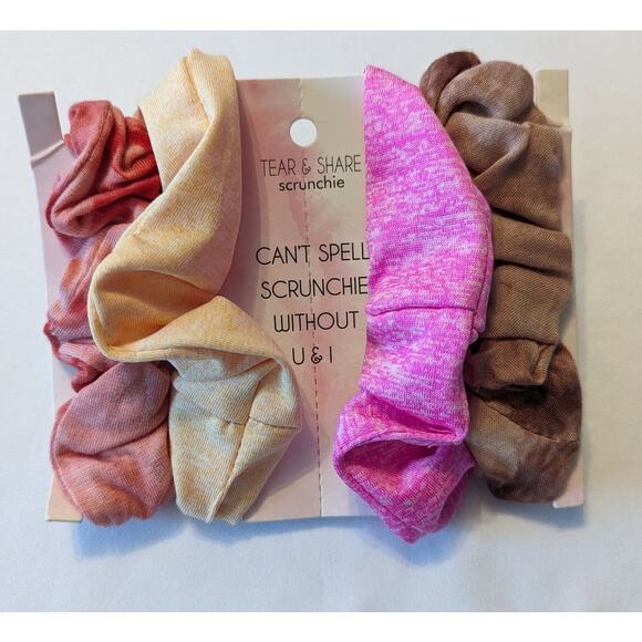 Ponytail Hair Tear and Share Friendship Scrunchie Set - Picture 4 of 5